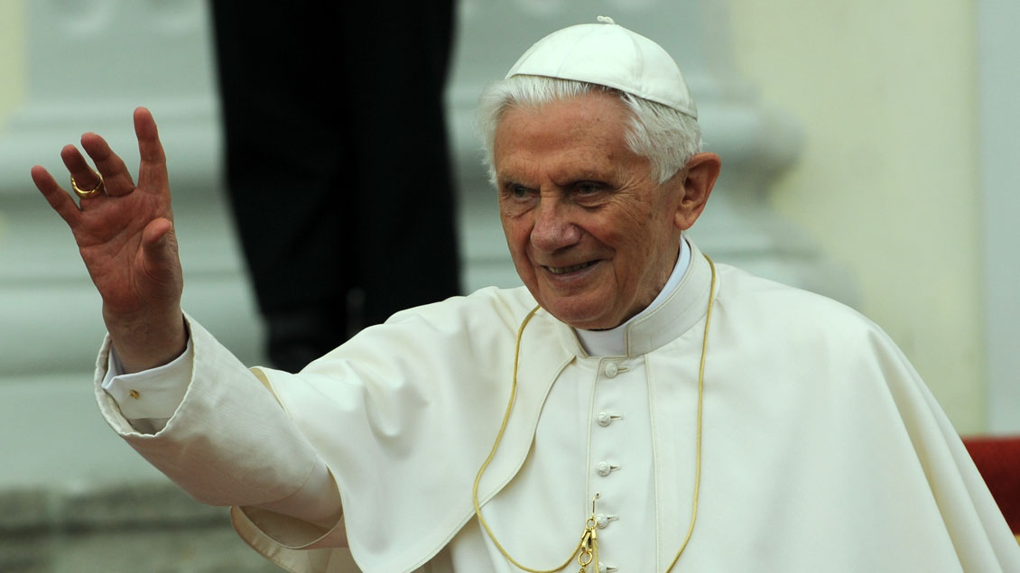 Papst Benedikt XVI. bei seinem Deutschlandbesuch 2011