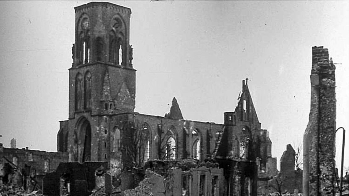 Zerstörte St.-Otger-Kirche Stadtlohn